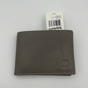 Timberland Men's RFID Blocking Wallet – Genuine Leather Removable ID Holder NWT